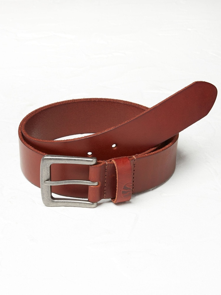 FatFace Tan Brown Italian Leather Belt - Image 1 of 1