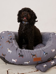 FatFace Grey Dogs Small Pet Bed - Image 1 of 1