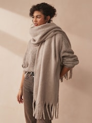 Oatmeal Heavyweight Blanket Scarf - Image 1 of 6