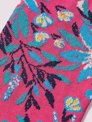 Duchamp Pink Mollie Floral Socks - Image 3 of 3