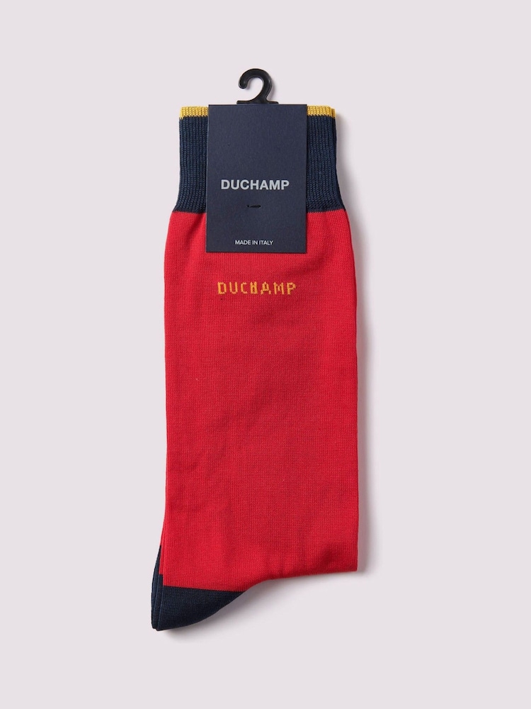 Duchamp Red Heel Toe Socks - Image 1 of 3
