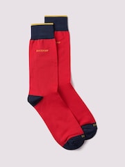 Duchamp Red Heel Toe Socks - Image 2 of 3