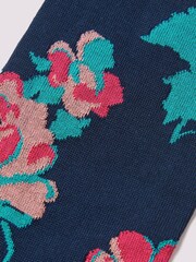 Duchamp Pink Floral Impression Socks - Image 3 of 3