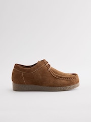 Marrón tostado - Zapatos casuales de vestir con cordones - Imagen 2 de 5