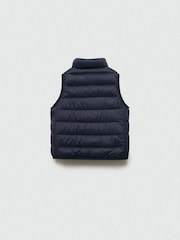 Mango Blue Quilted Gilet - Image 2 of 3