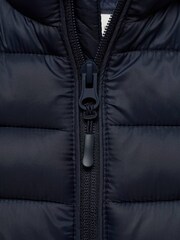 Mango Blue Quilted Gilet - Image 3 of 3