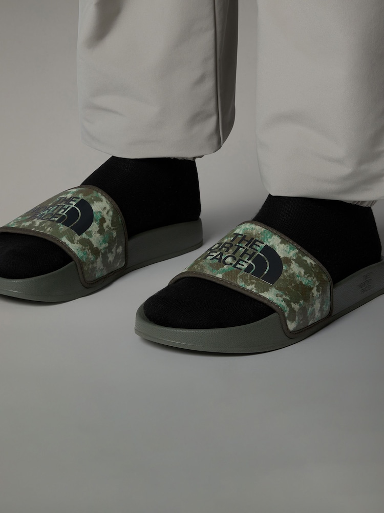 The North Face Green Mens Base Camp III Slides - Image 1 of 6