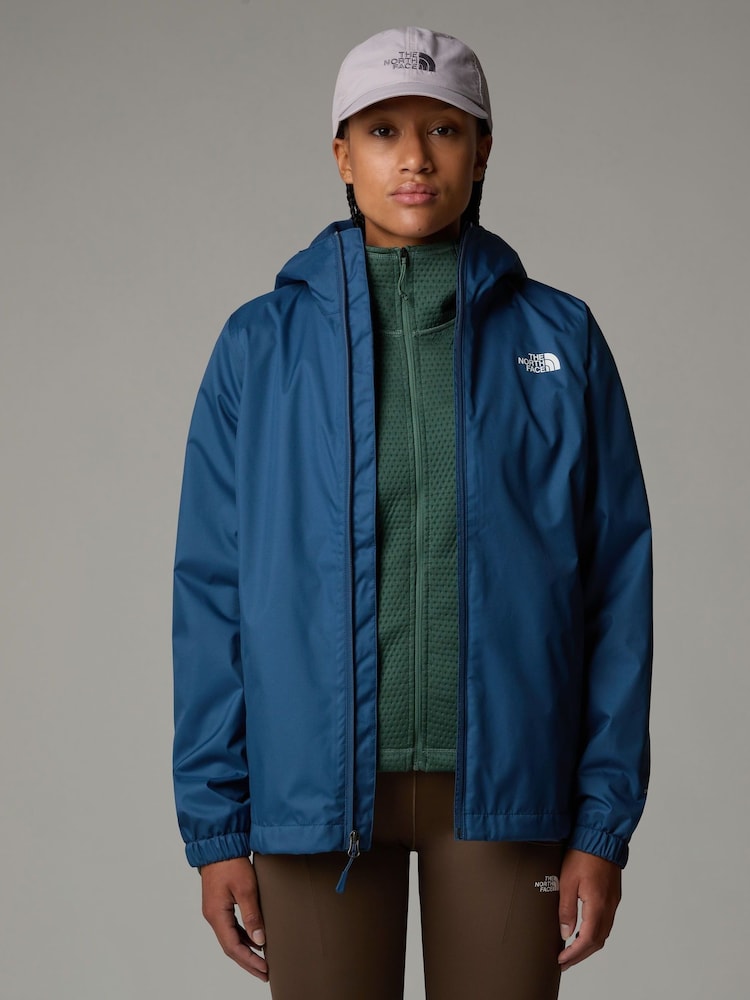 The North Face Light Blue Waterproof Womens Quest Jacket - Image 4 of 4