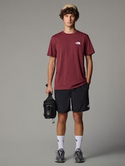 The North Face Burgundy Mens Simple Dome T-Shirt - Image 3 of 3