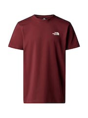 The North Face Burgundy Simple Dome T-Shirt - Image 4 of 5