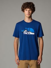 Синий - Футболка The North Face® Mountainline - Image 1 of 5