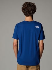 Синий - Футболка The North Face® Mountainline - Image 2 of 5