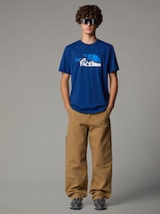 Синий - Футболка The North Face® Mountainline - Image 3 of 5
