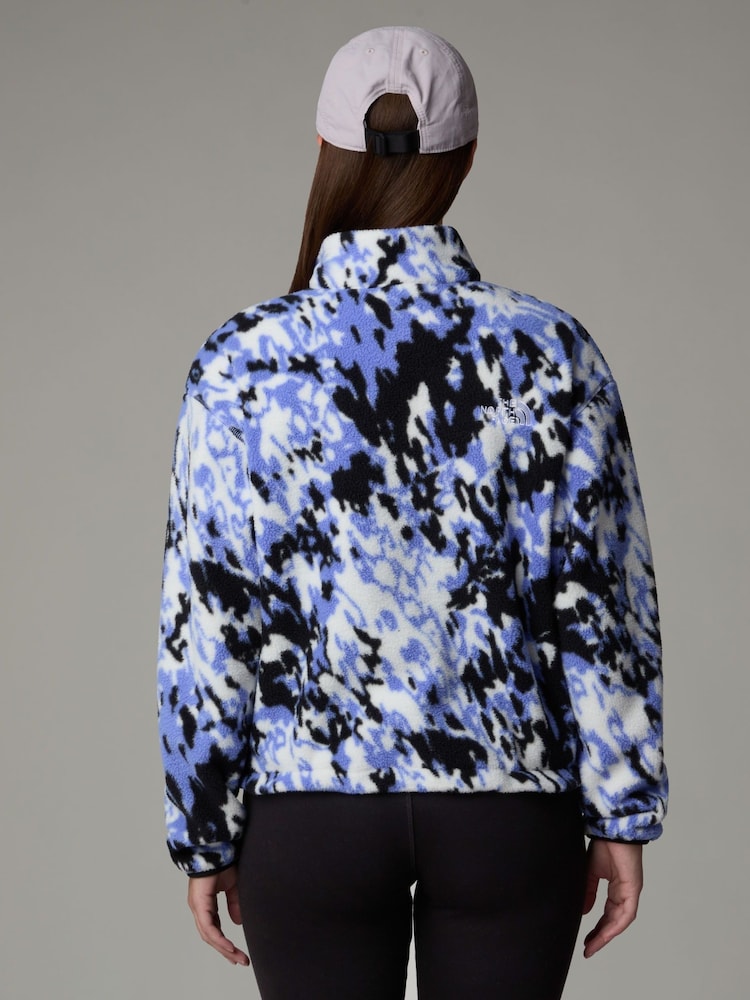 The North Face Blue Ground Fleeski 1/4 Zip Fleece - Image 2 of 3 The North Face Blue Ground Fleeski 1/4 Zip Fleece - Image 2 of 3