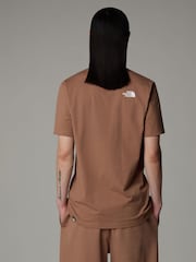The North Face Tan Brown Mens Simple Dome T-Shirt - Image 2 of 5