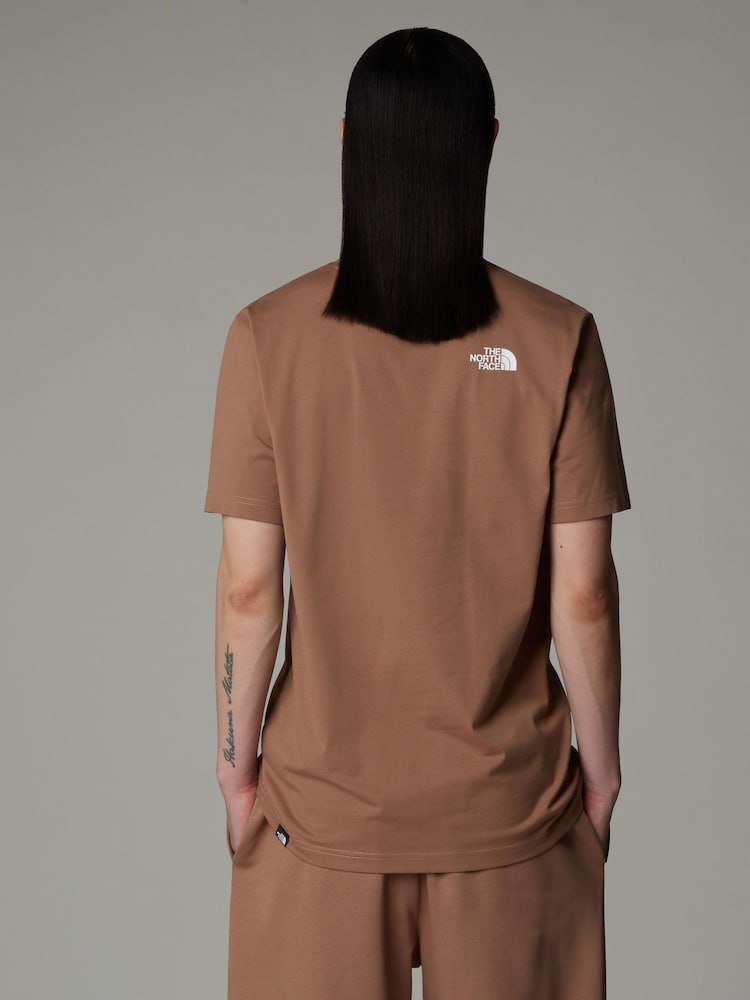 The North Face Tan Brown Mens Simple Dome T-Shirt - Image 2 of 5