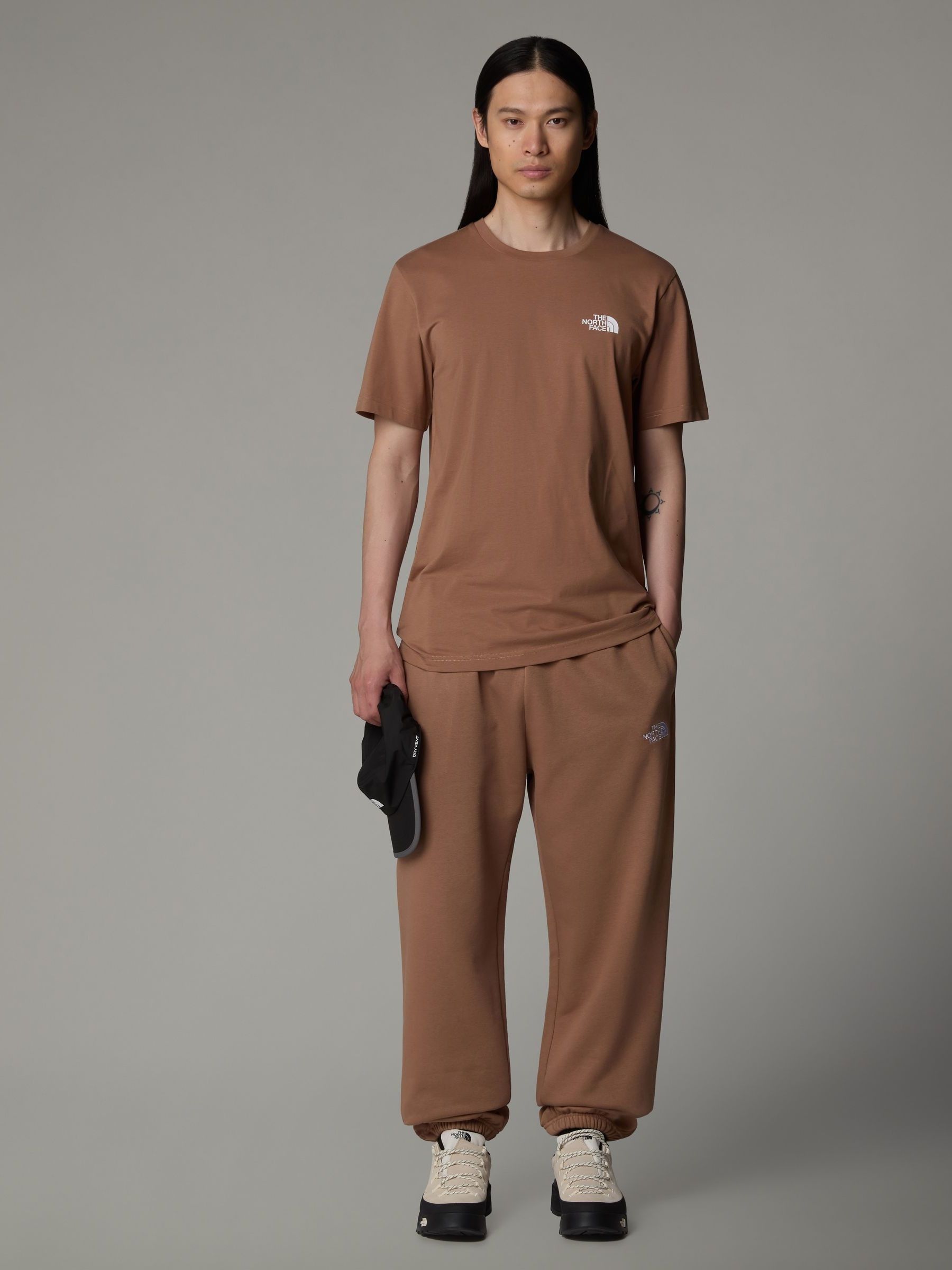 Buy The North Face Tan Brown Simple Dome T-Shirt from Next USA