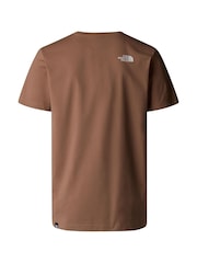 The North Face Tan Brown Mens Simple Dome T-Shirt - Image 5 of 5