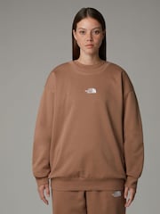 The North Face Brown Womens Essential Crew Neck Top - Image 1 of 3