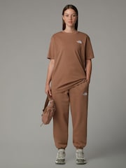 The North Face Brown Oversized Simple Dome 100% Cotton T-Shirt - Image 4 of 4