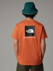 Коричневый, темно-коричневый - Футболка The North Face Box NSE - Изображение 1 из 3