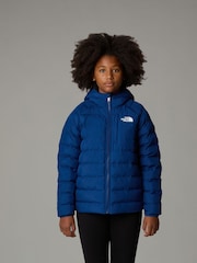 The North Face Blue Girls Reversible Perrito Hooded Jacket - Image 1 of 4