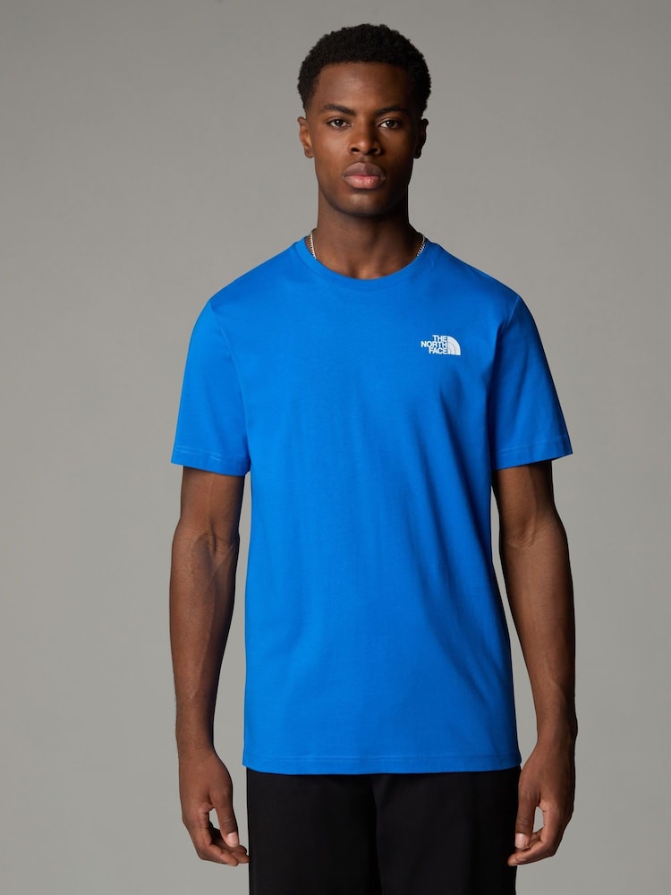 Синий - Футболка The North Face Box NSE - Изображение 1 из 3