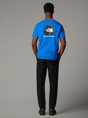 Синий - Футболка The North Face Box NSE - Изображение 3 из 3