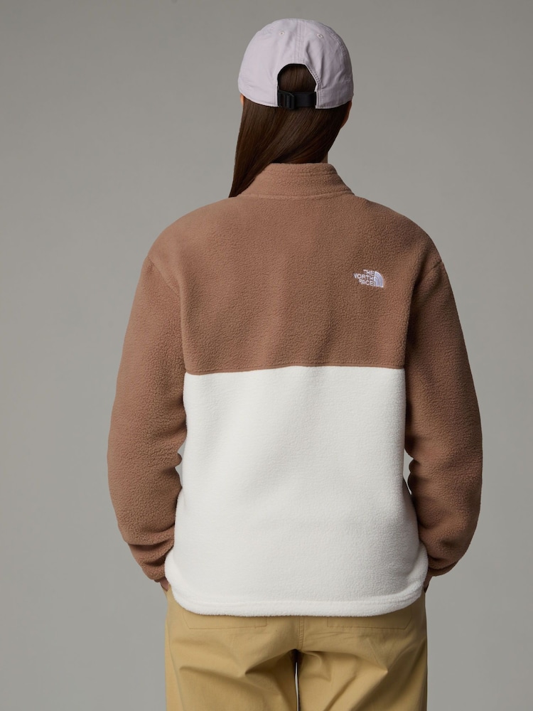 Blanco - Polar con cremallera completa Yumiori de The North Face - Imagen 2 de 3