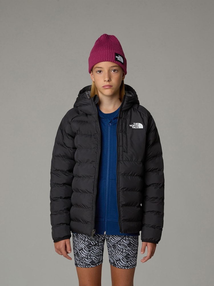 The North Face Black Girls Reversible Perrito Hooded Jacket - Image 3 of 3