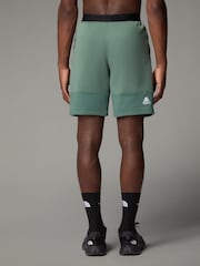 The North Face Green Mens Mountain Athletics Fleece Shorts - Image 2 of 4