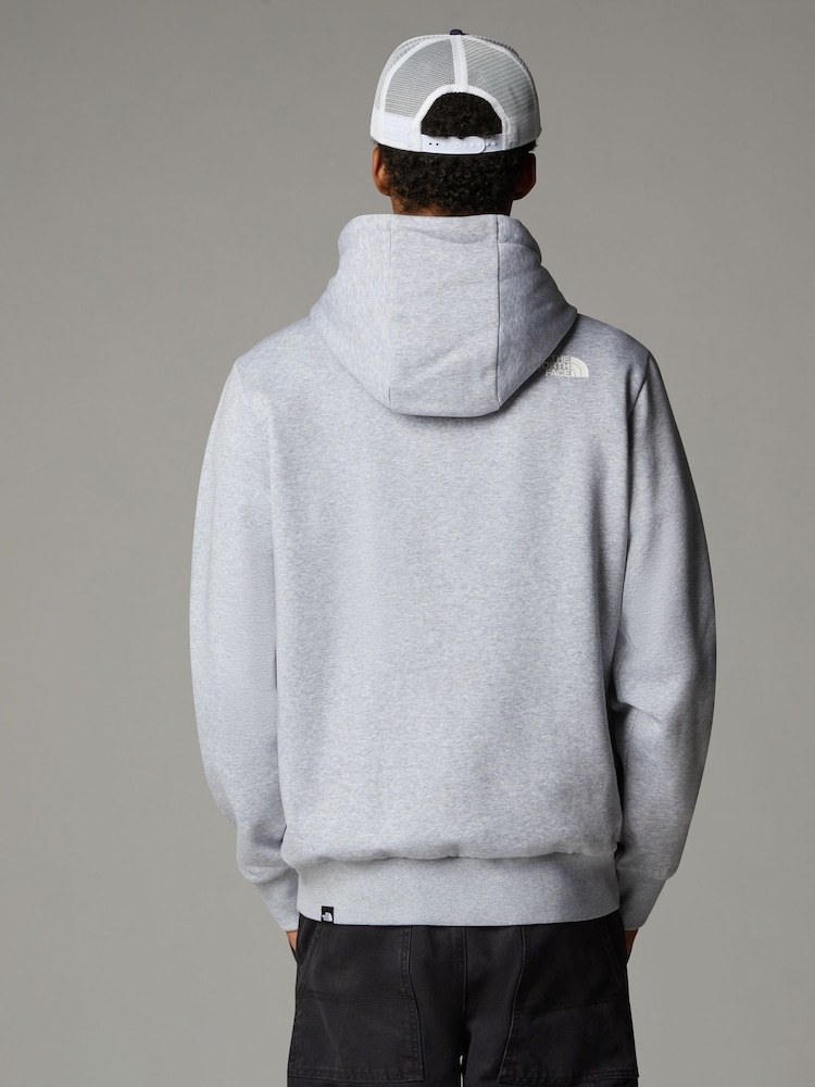 The North Face Grey Simple Dome Hoodie - Image 2 of 5
