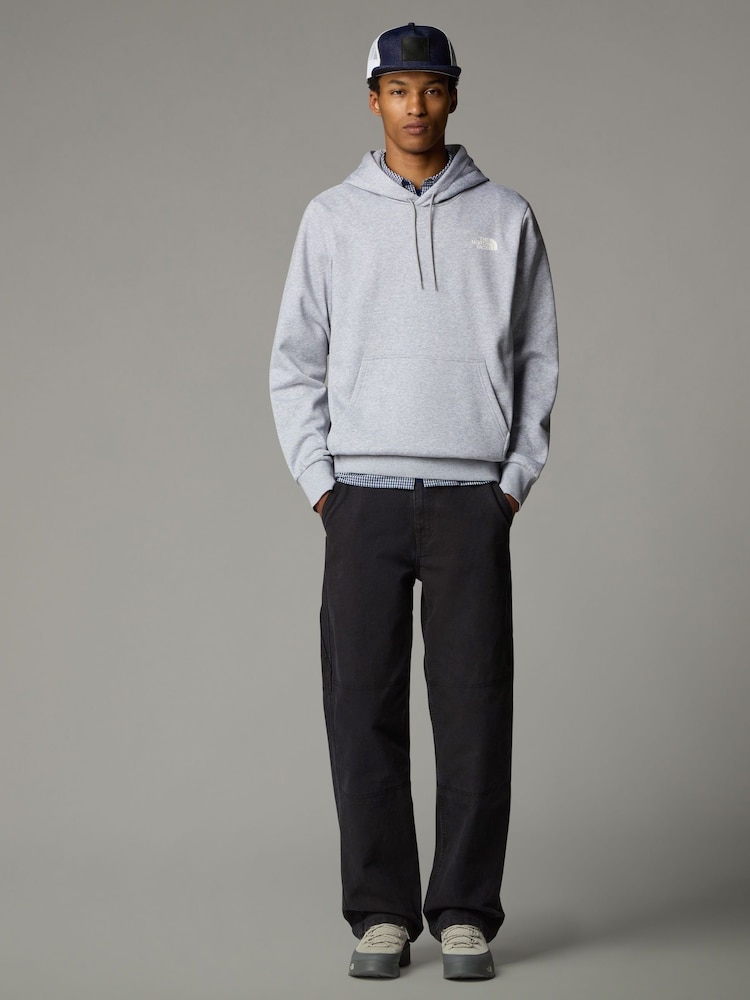 The North Face Grey Simple Dome Hoodie - Image 3 of 5