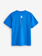 The North Face Blue Vertical Print T-Shirt - Image 2 of 3