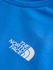 The North Face Blue Vertical Print T-Shirt - Image 3 of 3