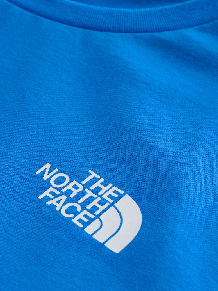 The North Face Blue Vertical Print T-Shirt - Image 3 of 3
