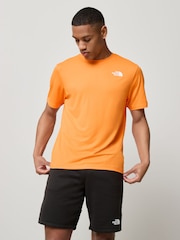 The North Face Orange Mens 24/7 T-Shirt - Image 1 of 6