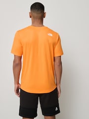 The North Face Orange Mens 24/7 T-Shirt - Image 3 of 6