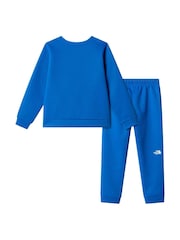 The North Face Blue Dark Kids Easy Full Zip Sweat Suit Set - Image 7 of 7