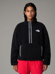 Черный - Флисовый топ с молнией The North Face Fleeski 1/4 - Изображение 1 из 3