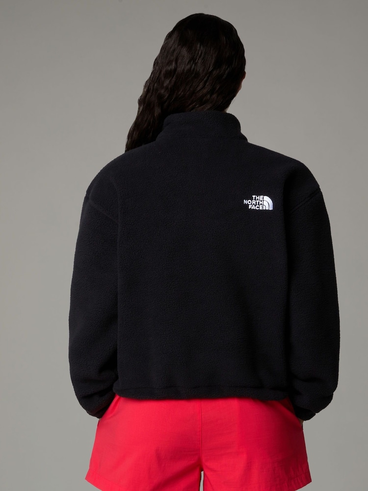Черный - Флисовый топ с молнией The North Face Fleeski 1/4 - Изображение 2 из 3