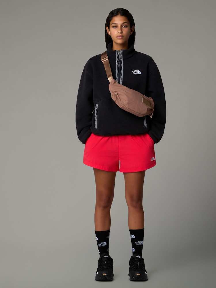 Черный - Флисовый топ с молнией The North Face Fleeski 1/4 - Изображение 3 из 3