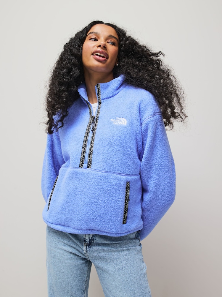 The North Face Blue Fleeski 1/4 Zip Fleece - Image 1 of 6
