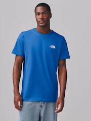 The North Face Blue Mens Simple Dome T-Shirt - Image 1 of 3