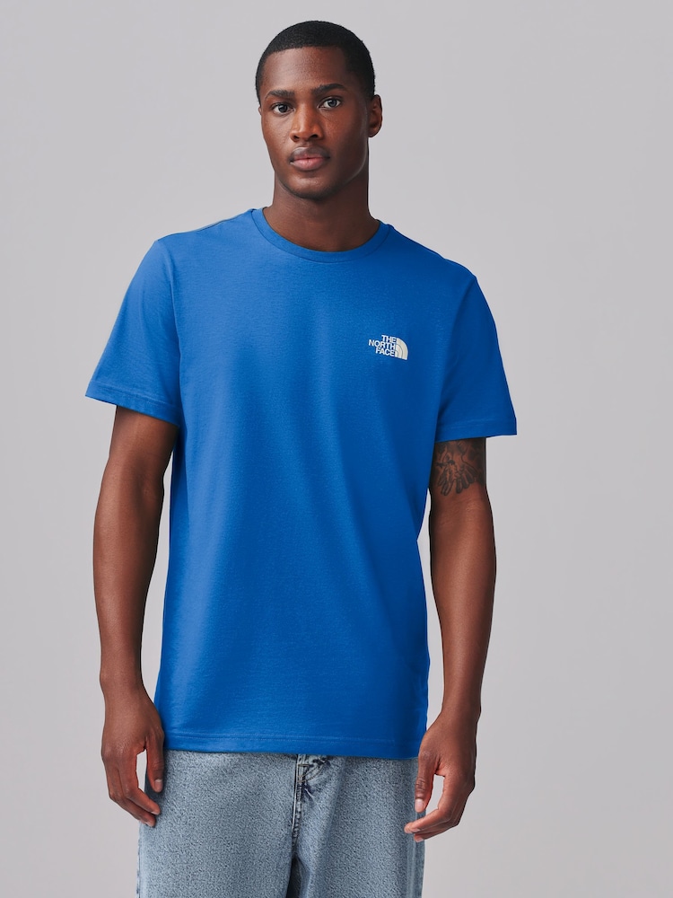 The North Face Blue Mens Simple Dome T-Shirt - Image 1 of 3