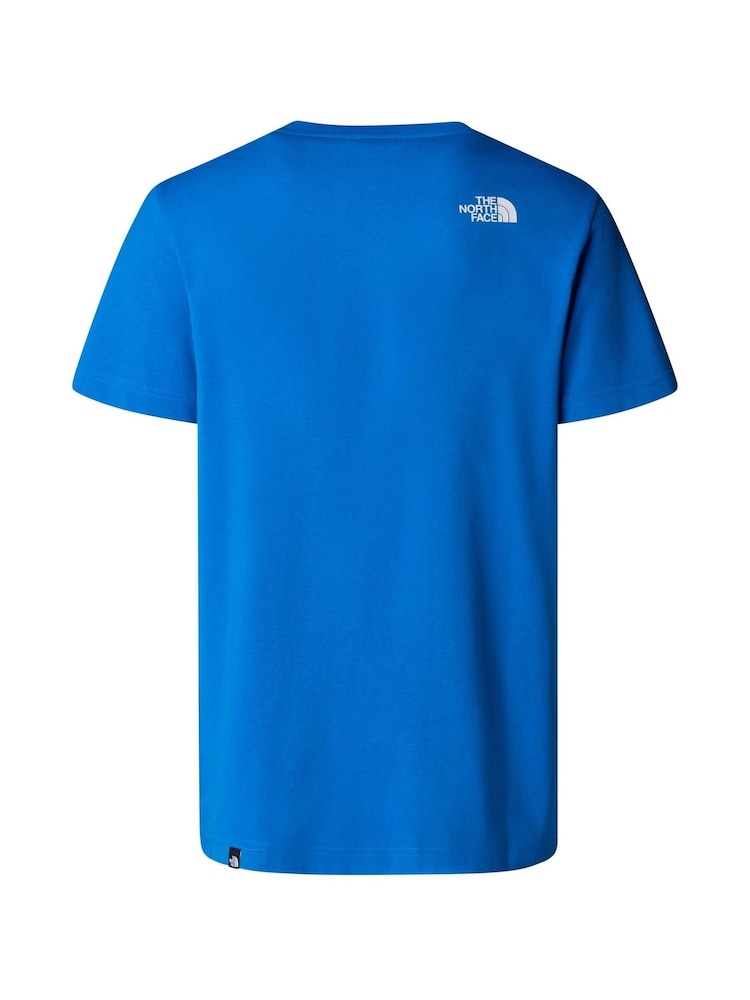 The North Face Blue Mens Simple Dome T-Shirt - Image 3 of 3 The North Face Blue Mens Simple Dome T-Shirt - Image 3 of 3
