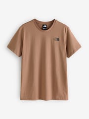The North Face Brown Womens Box NSE Relaxed T-Shirt - Image 4 of 4