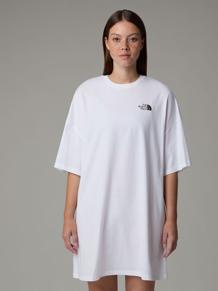 The North Face White The North Face Oversized Simple Dome 100% Cotton T-Shirt Dress - Image 1 of 3 The North Face White The North Face Oversized Simple Dome 100% Cotton T-Shirt Dress - Image 1 of 3