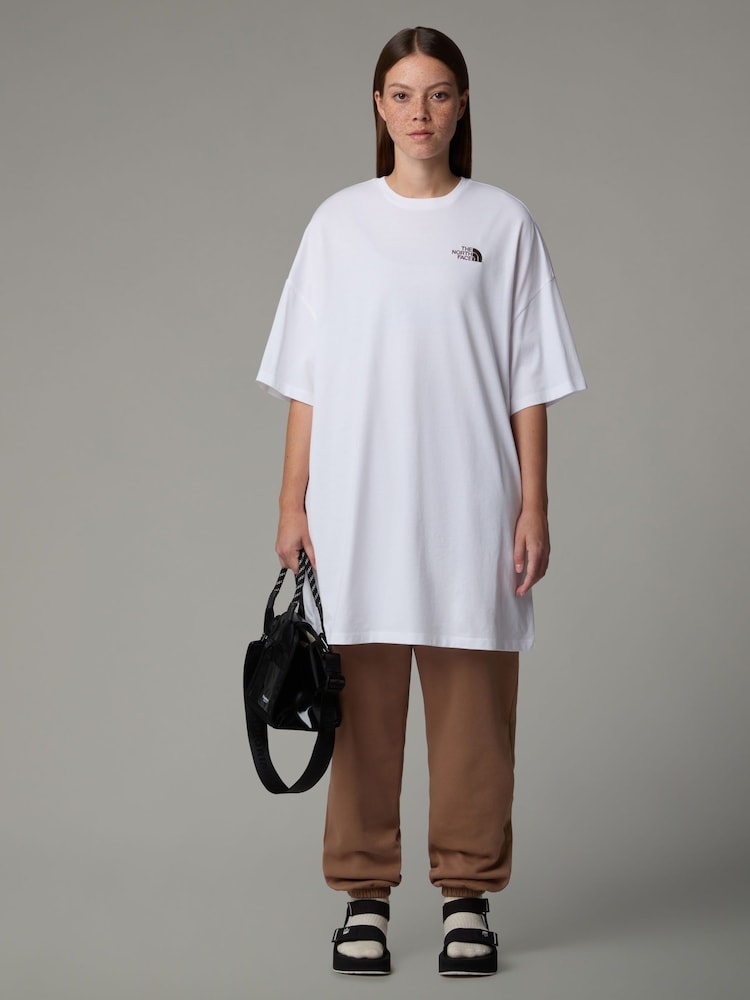 The North Face White The North Face Oversized Simple Dome 100% Cotton T-Shirt Dress - Image 3 of 3 The North Face White The North Face Oversized Simple Dome 100% Cotton T-Shirt Dress - Image 3 of 3