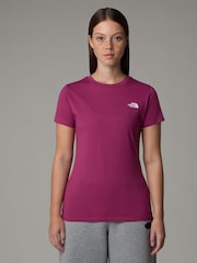 Morado - Camiseta para mujer The North Face Simple Dome - Imagen 1 de 3